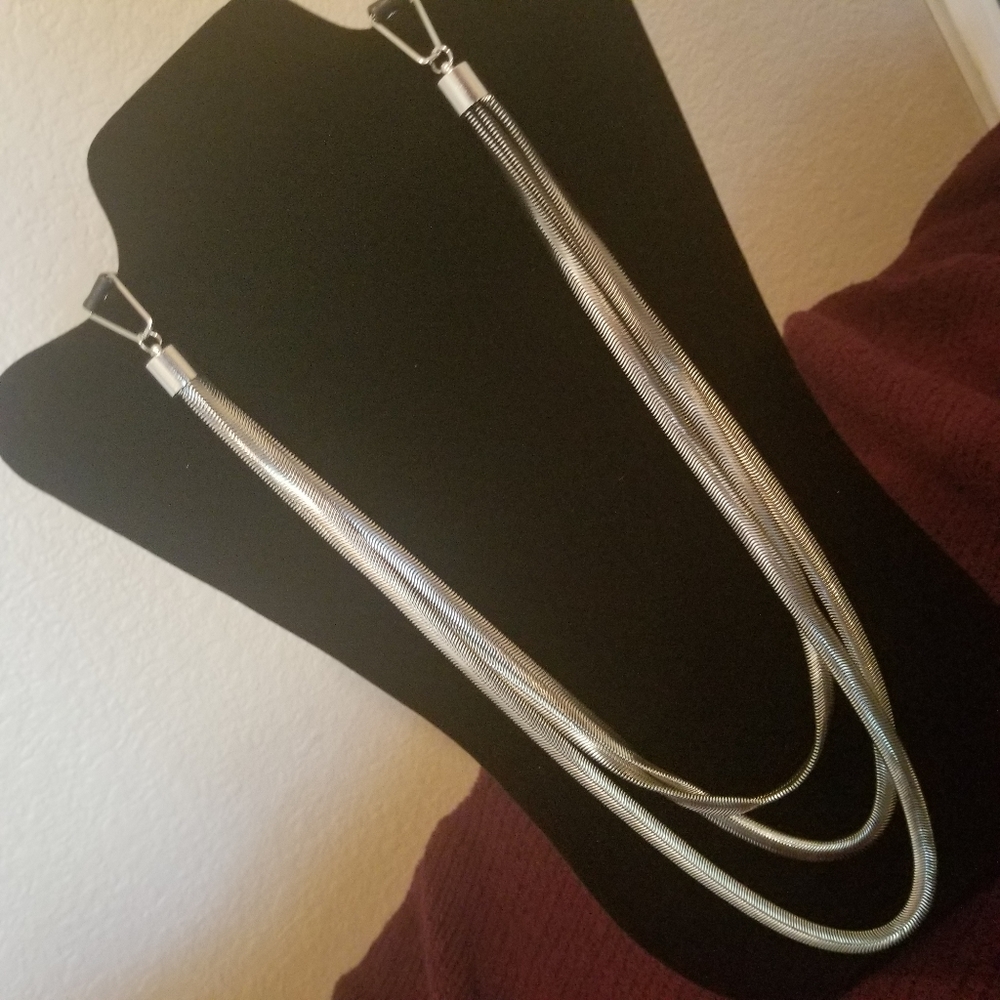 Nickel Multi Layered Necklace